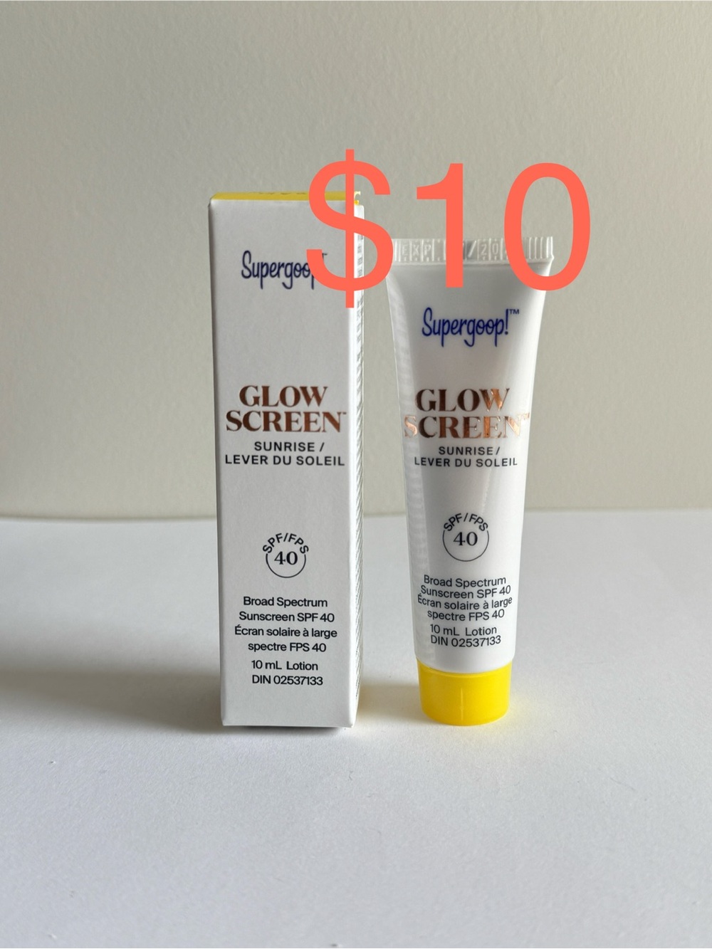 Supergoop Glow Screen Suncreen SPF 40 10ml